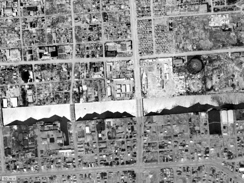 【1945~1950年度撮影】昔のイトーピア住吉マンションの場所・周辺環境