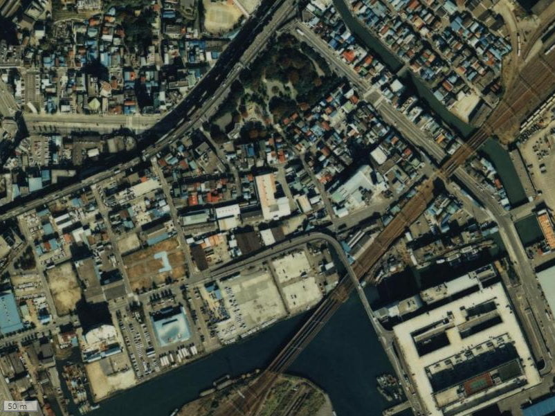 【1987~1990年度撮影】昔のザ・ヨコハマタワーズの場所・周辺環境