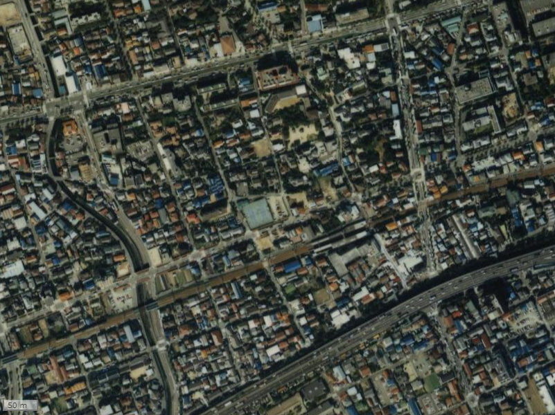 【1984～1986年度撮影】昔のワコーレ芦屋オーパスの場所・周辺環境