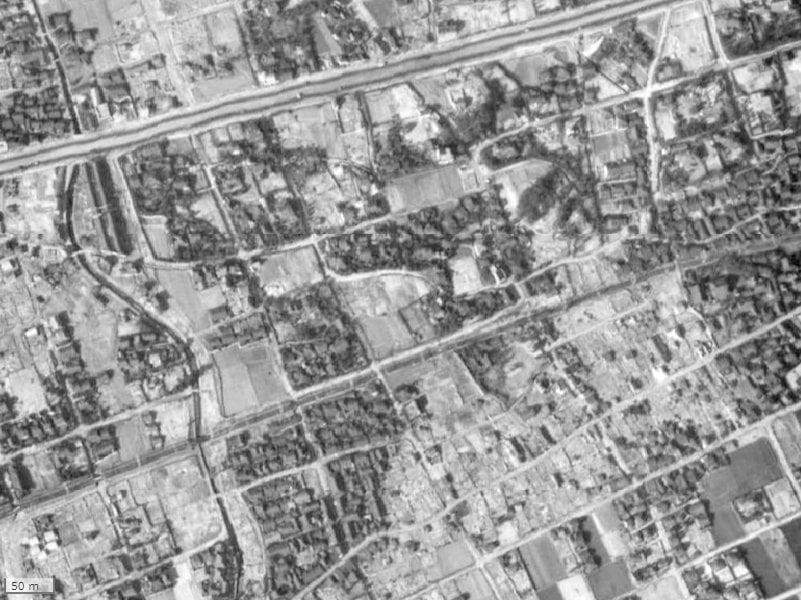 【1945～1950年度撮影】昔のワコーレ芦屋オーパスの場所・周辺環境