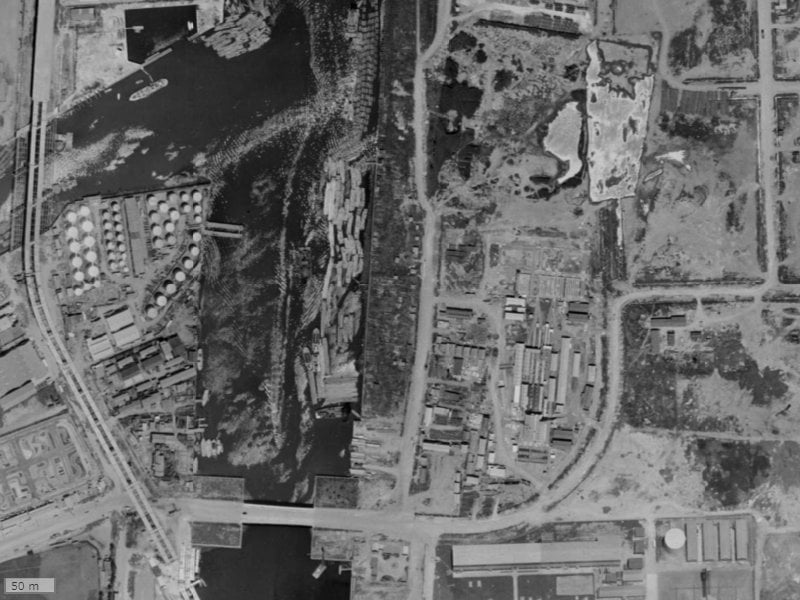 【1961～1969年度撮影】昔の品川イーストシティタワーの場所・周辺環境