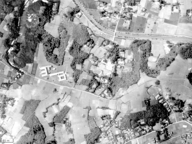 【1945~1950年度撮影】昔のライオンズヒルズ日吉の場所・周辺環境