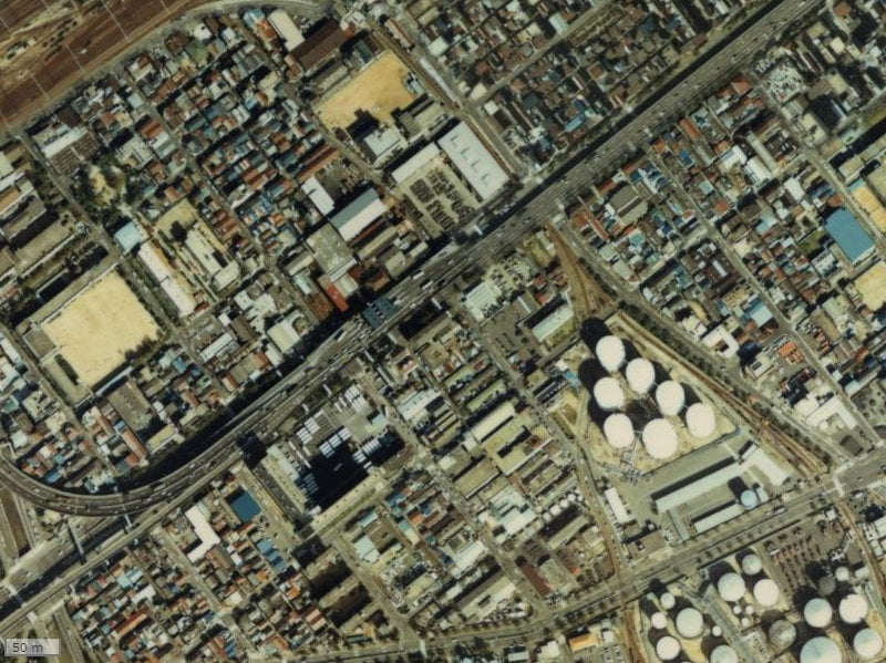 【1979～1983年度撮影】昔の須磨鷹取ブライトハウスの場所・周辺環境