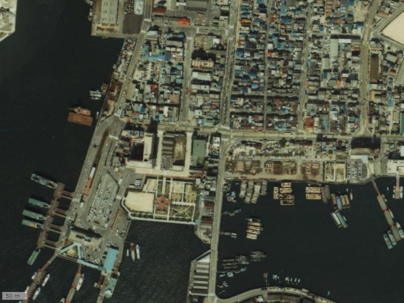 【1979~1983年度撮影】昔のポレスター宇品海岸ハーバービューの場所・周辺環境