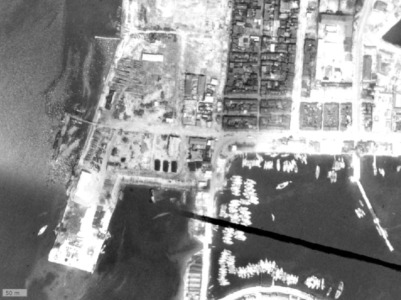 【1945～1950年度撮影】昔のポレスター宇品海岸ハーバービューの場所・周辺環境