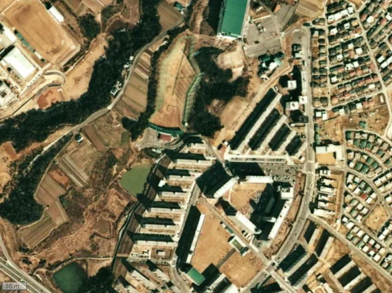 【1974~1978年度撮影】昔の神陵台西住宅の場所・周辺環境