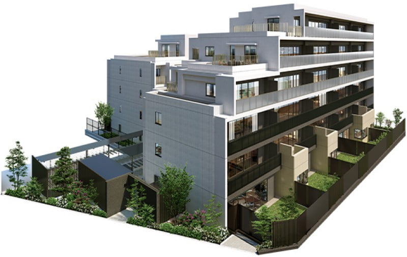 イニシア練馬北町アベニューの外観CG