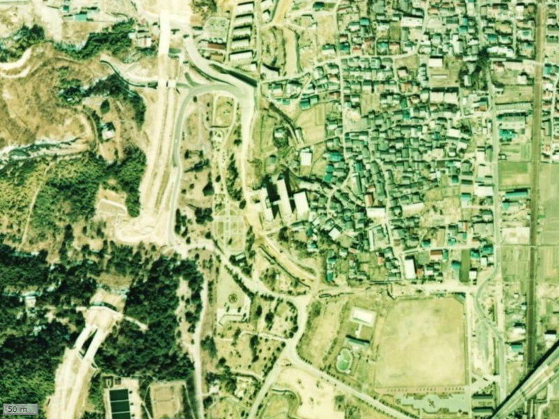 【1974～1978年度撮影】昔のシャリエ大津皇子が丘の場所・周辺環境