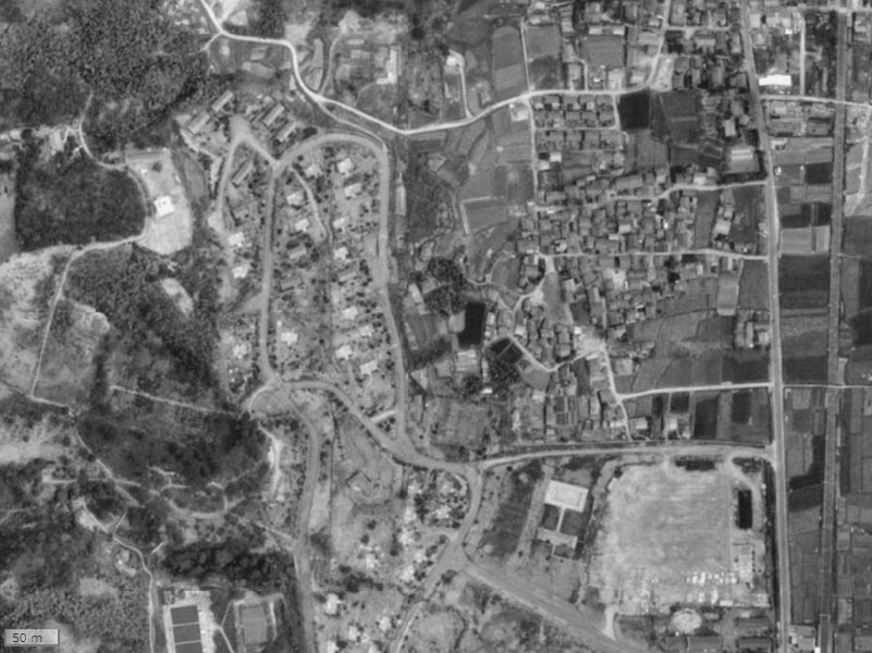 【1961～1969年度撮影】昔のシャリエ大津皇子が丘の場所・周辺環境