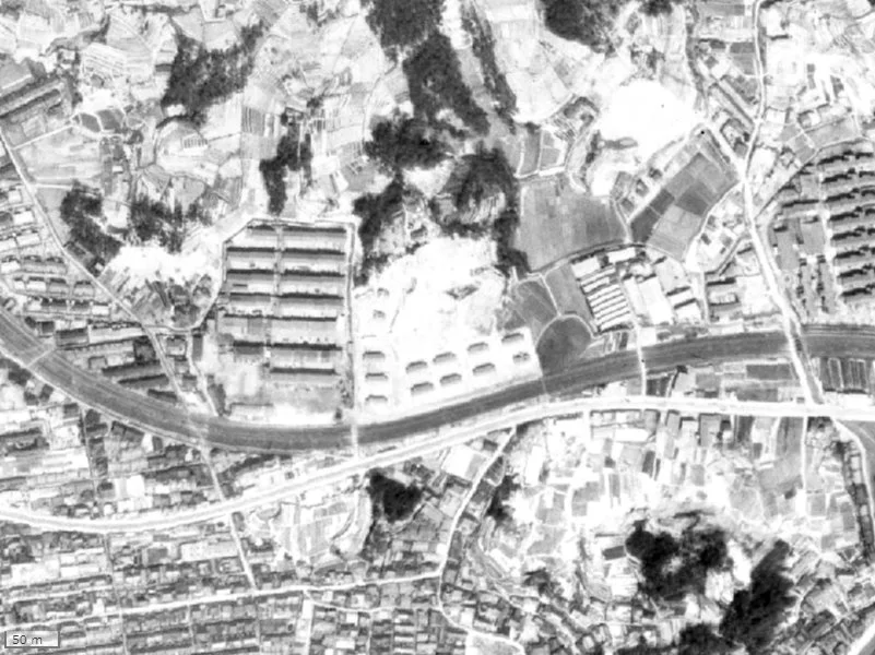 【1945～1950年度撮影】昔のジェイグランディア府中向洋の場所・周辺環境