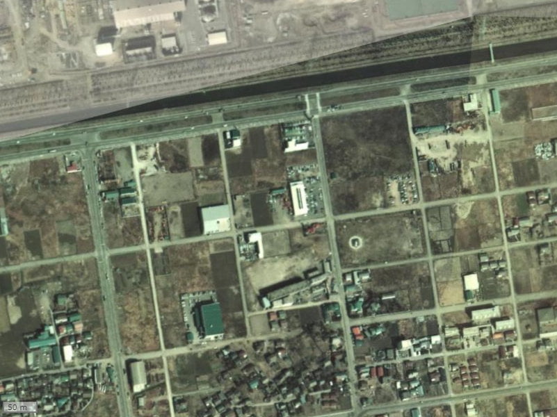 【1974～1978年度撮影】昔のパレスト高城エクシアの場所・周辺環境