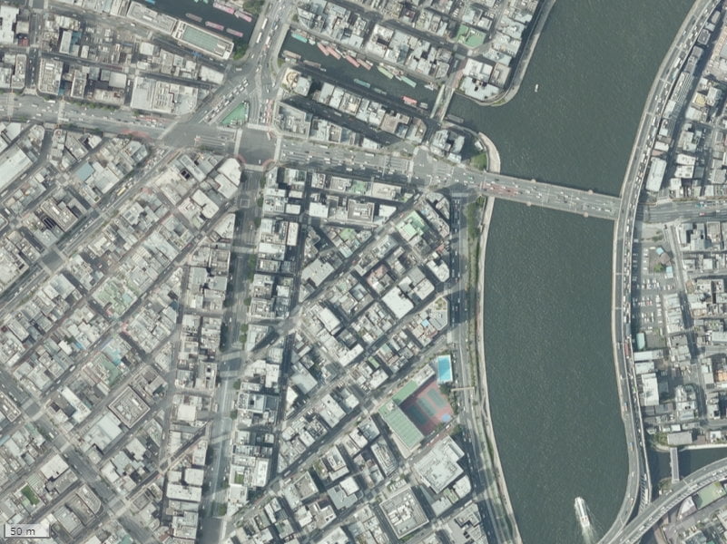 【2019年度撮影】グリーンパーク東日本橋リバーテラスの場所・周辺環境