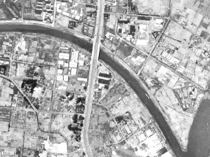 【1945～1950年度撮影】昔のリビオ板橋浮間舟渡サクライエの場所・周辺環境