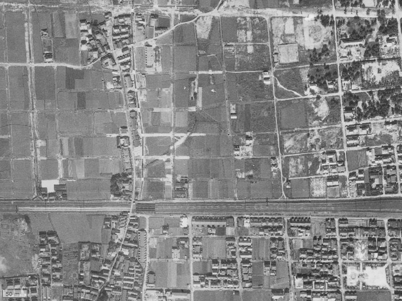 【1936～1942年度撮影】昔のジェイグラン甲子園口天道町の場所・周辺環境