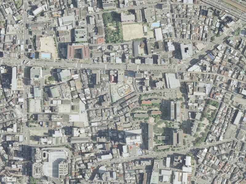 【2007年度撮影】昔のシティタワー大阪福島の場所・周辺環境