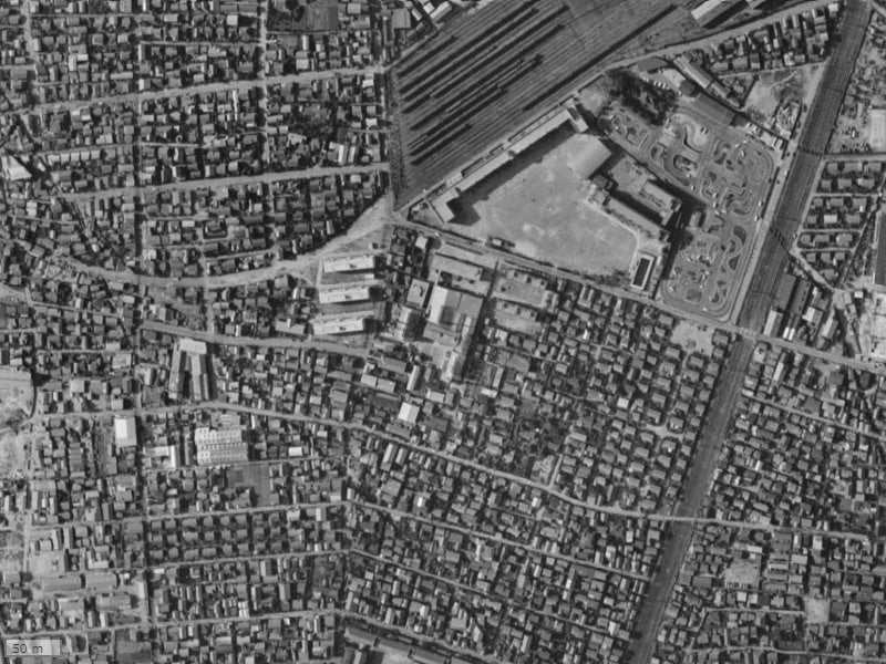 【1961～1969年度撮影】昔の多摩川パークスクエアの場所・周辺環境