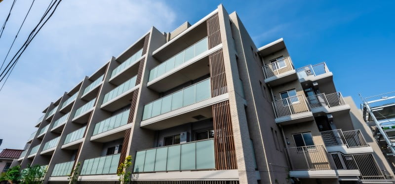 ブリリア大島パークサイドの外観CG