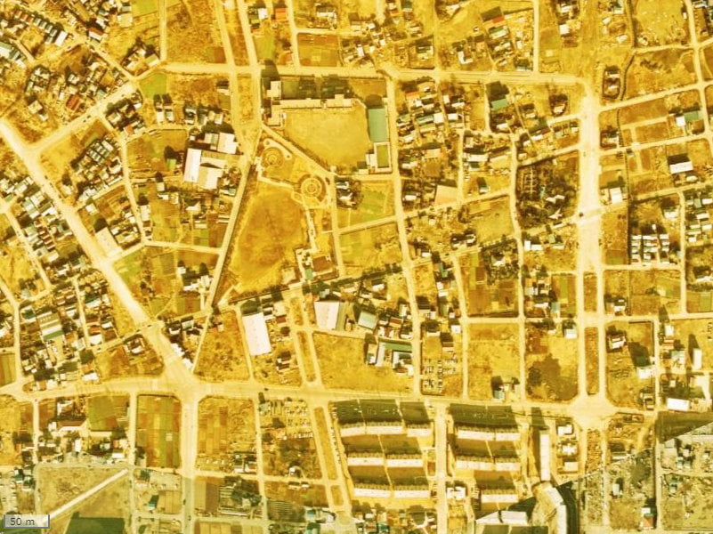 【1974~1978年度撮影】昔のレーベンハイム西新井セレンティーレの場所・周辺環境