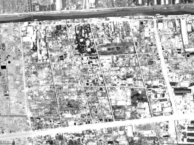 【1945～1950年度撮影】昔のブリリア大島パークサイドの場所・周辺環境