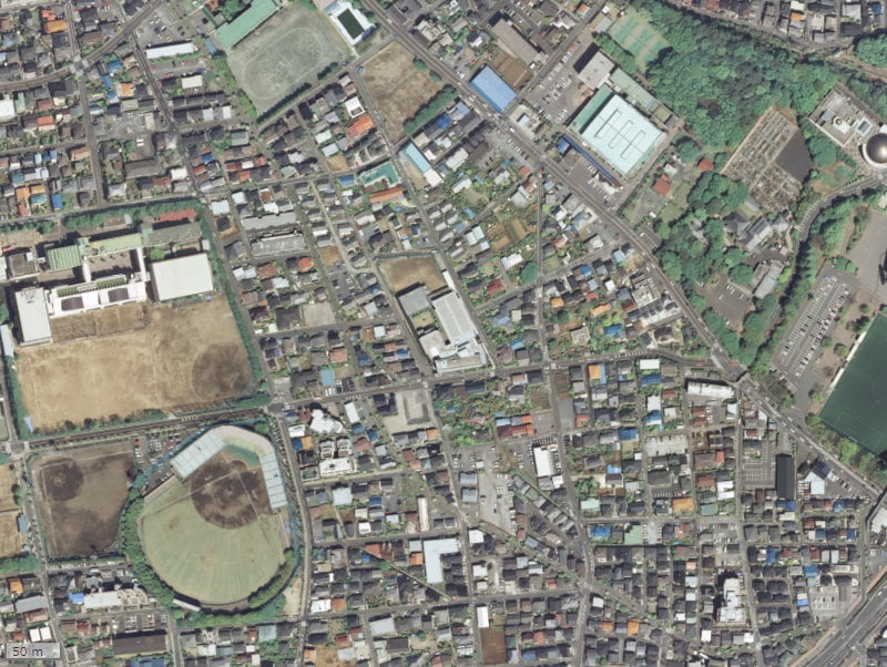 【2007年度撮影】昔のブランシエラ浦和駒場の場所・周辺環境