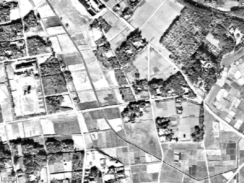 【1945～1950年度撮影】昔のブランシエラ浦和駒場の場所・周辺環境