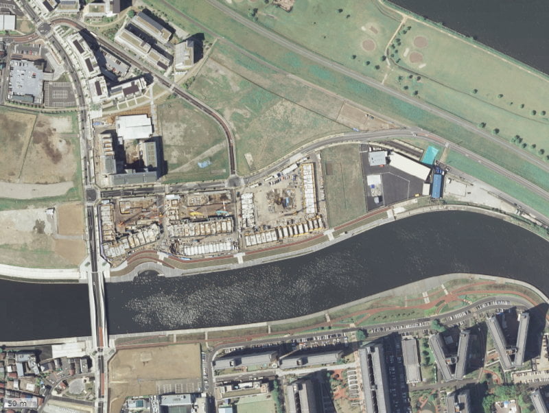 【2007年度撮影】昔のアクアテラ カーム・スクエアの場所・周辺環境