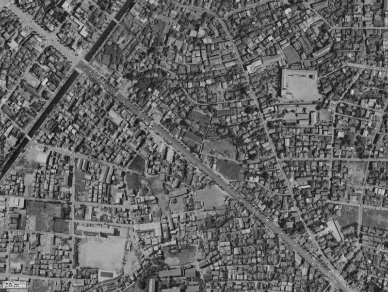 【1961～1969年度撮影】昔のびゅうパルク板橋弥生町の場所・周辺環境