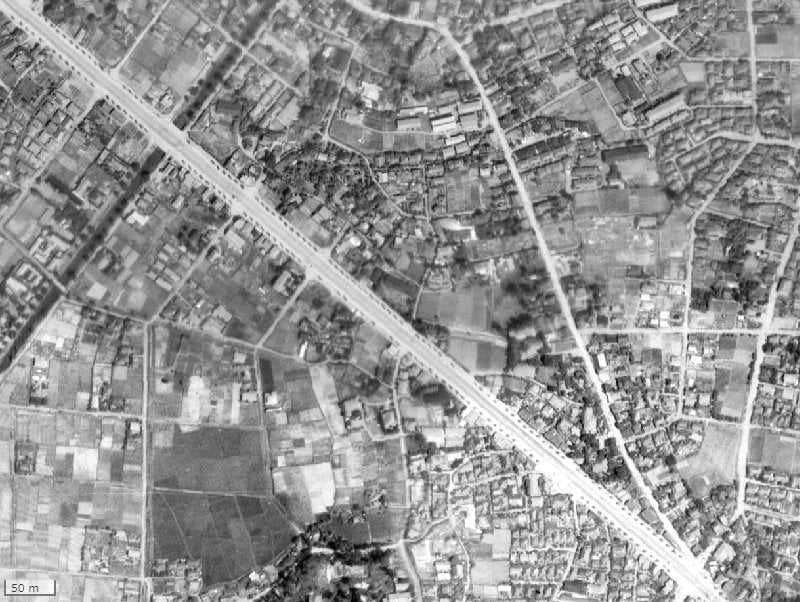 【1945～1950年度撮影】昔のびゅうパルク板橋弥生町の場所・周辺環境
