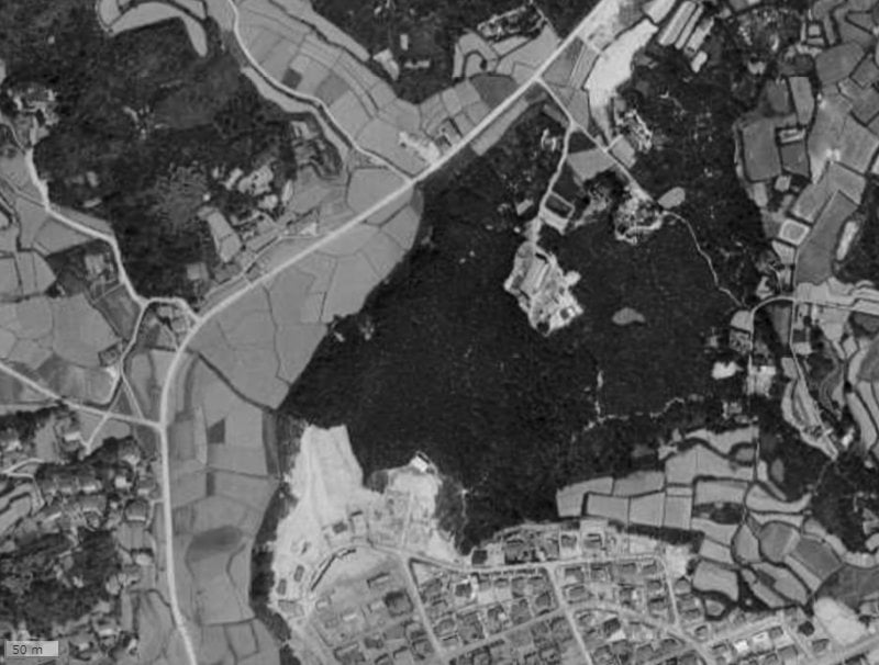 【1961～1969年度撮影】昔のセントポリア生駒の場所・周辺環境