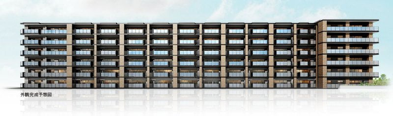 レ・ジェイド伏見中書島の外観CG