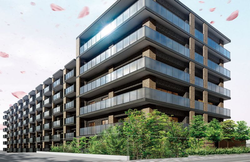 レ・ジェイド伏見中書島の外観CG