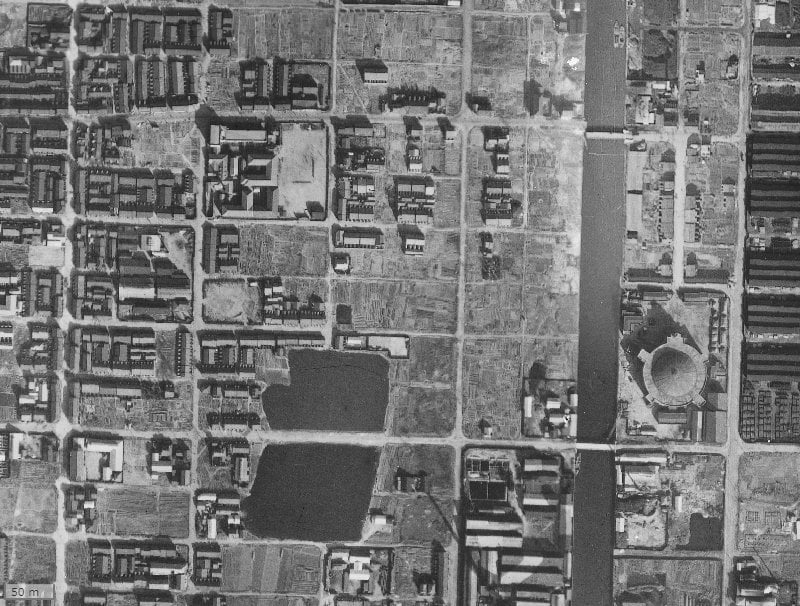 【1936～1942年度撮影】昔のファインフラッツ関目ザ・レジデンスの場所・周辺環境