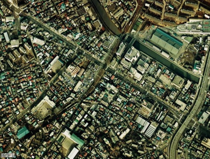 【1974～1978年度撮影】昔の東急ドエルアルス目黒不動前の場所・周辺環境