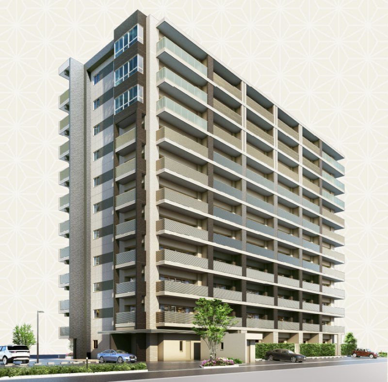 アネージュ東海プレナージュの外観CG