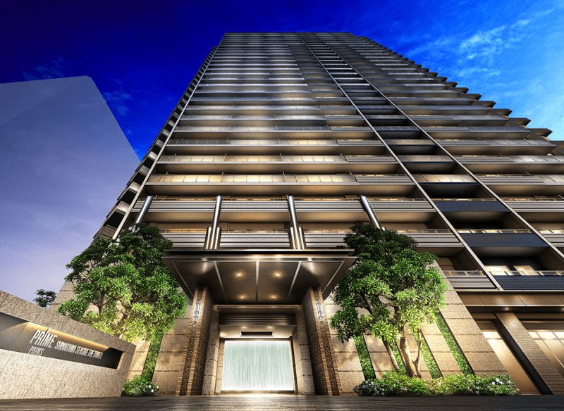 プライムパークス品川シーサイド ザ・タワーの外観CG