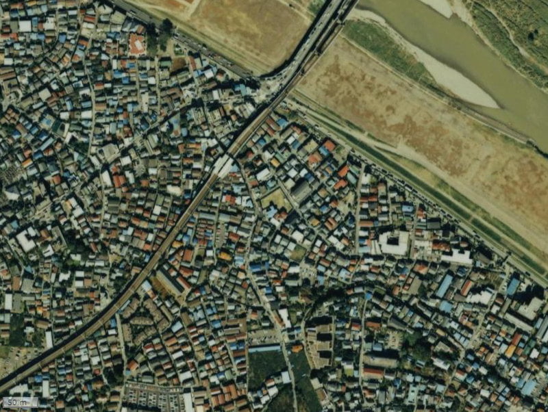 【1987~1990年度撮影】昔のブリリア二子多摩川idの場所・周辺環境