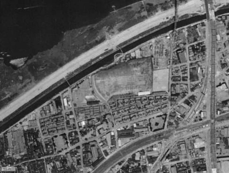 【1961～1969年度撮影】昔の中津リバーサイドコーポの場所・周辺環境