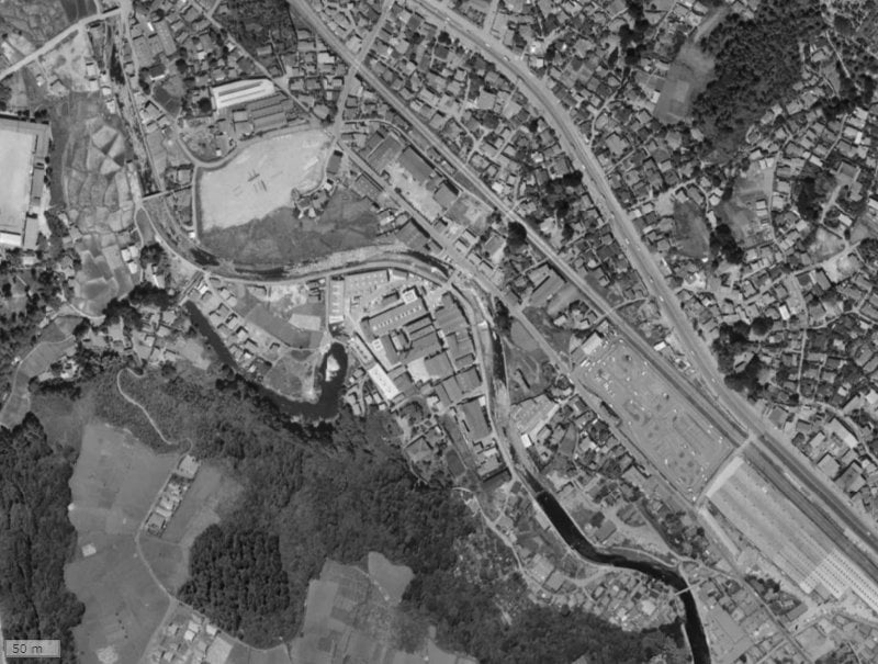 【1961～1969年度撮影】昔の上星川ガーデンコートの場所・周辺環境