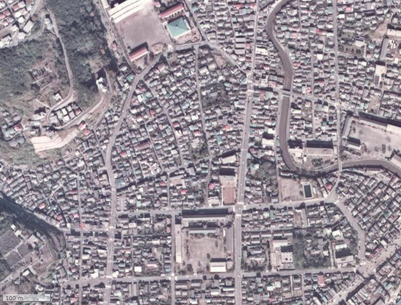 【1974~1978年度撮影】昔のシティコア池之上の場所・周辺環境