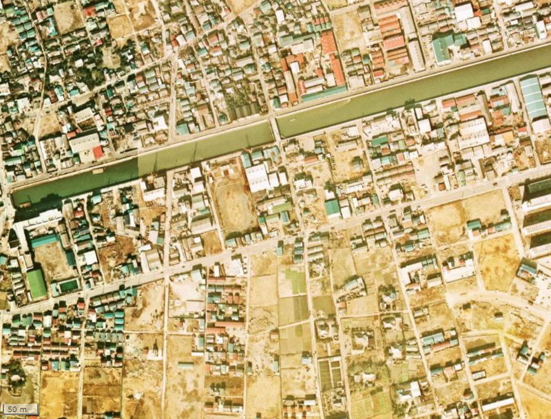 【1974~1978年度撮影】昔のアークステージ北綾瀬の場所・周辺環境