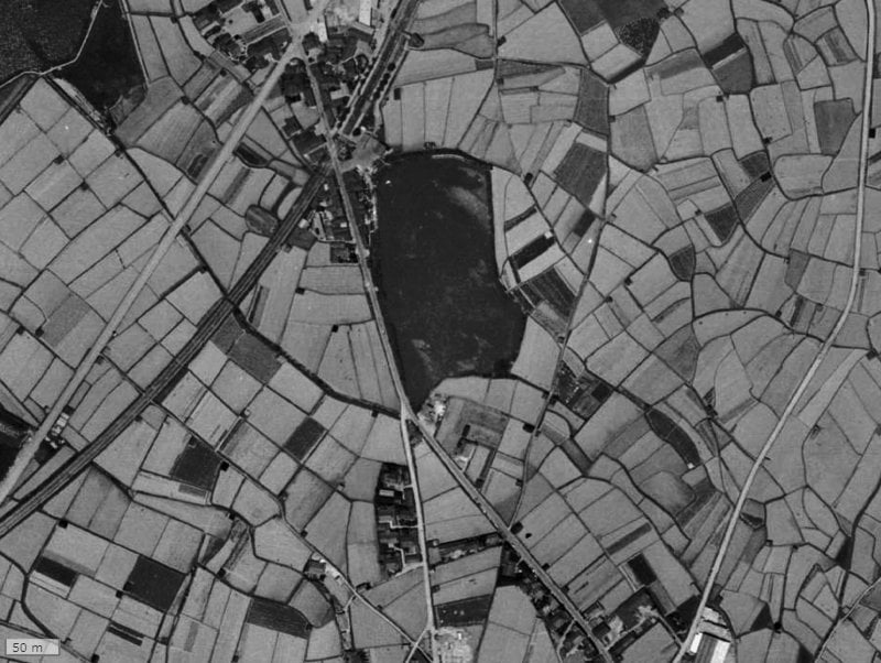 【1961~1969年度撮影】昔のクラウンハイム日根野駅前の場所・周辺環境