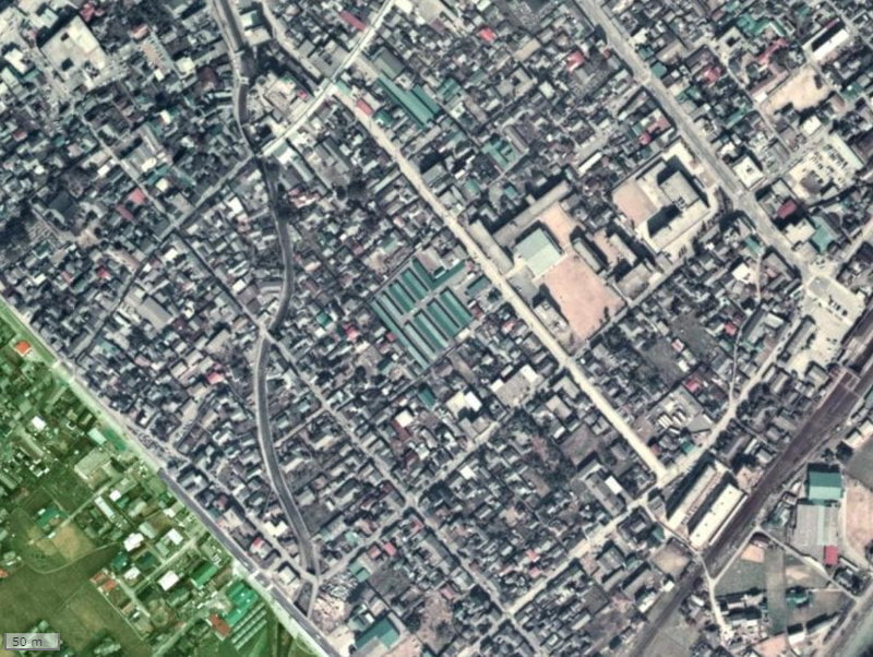 【1974~1978年度撮影】昔の菜花道門コートの場所・周辺環境