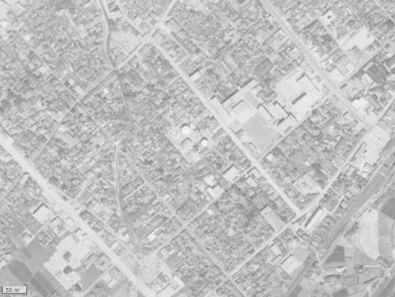 【1961~1969年度撮影】昔の菜花道門コートの場所・周辺環境