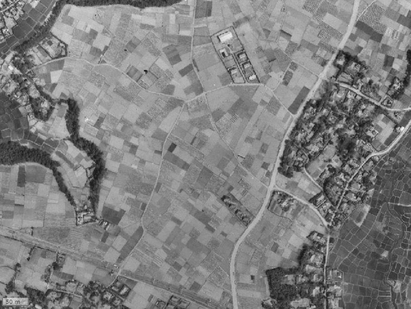 【1945～1950年度撮影】昔のグランシティ西船橋の場所・周辺環境