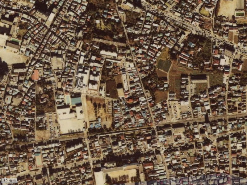 【1979~1983年度撮影】昔の小田急コアロード中村橋の場所・周辺環境