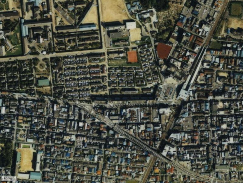 【1984~1986年度撮影】昔のベルマージュ堺 壱番館の場所・周辺環境