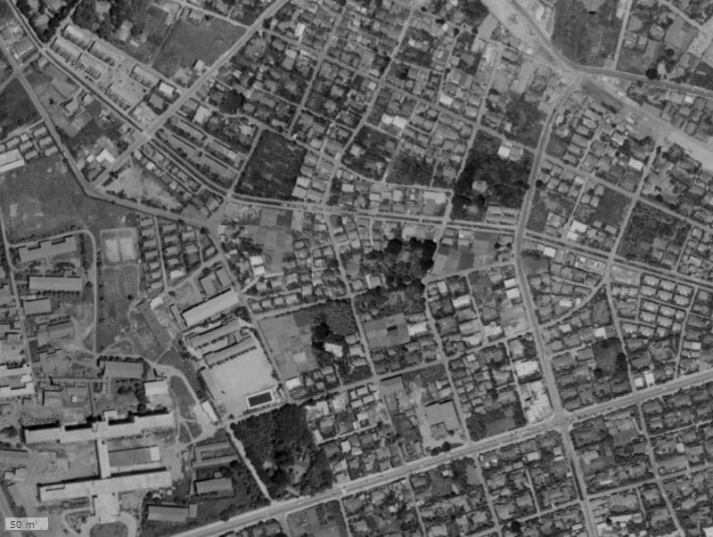 【1961～1969年度撮影】昔の藤和目黒東が丘ホームズ（ノヴェル）の場所・周辺環境