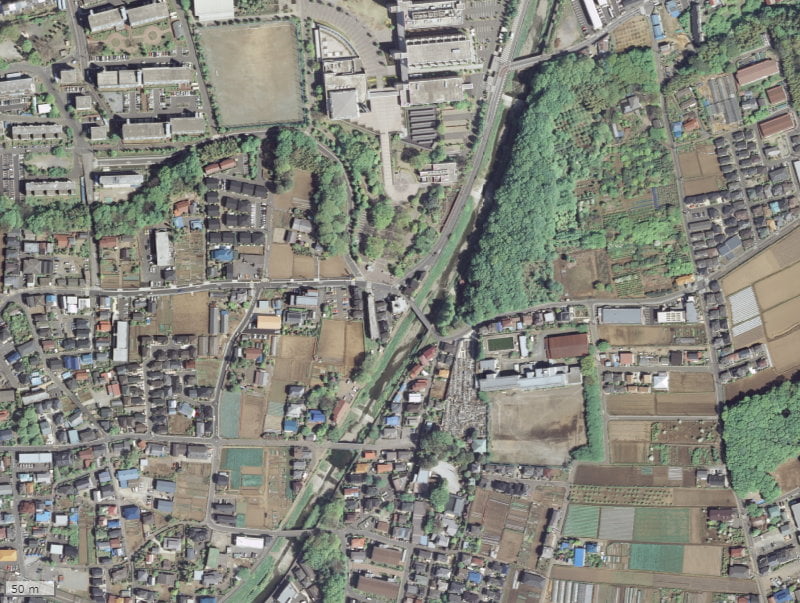 【2007年度撮影】昔の第二コーポラフォーレの場所・周辺環境