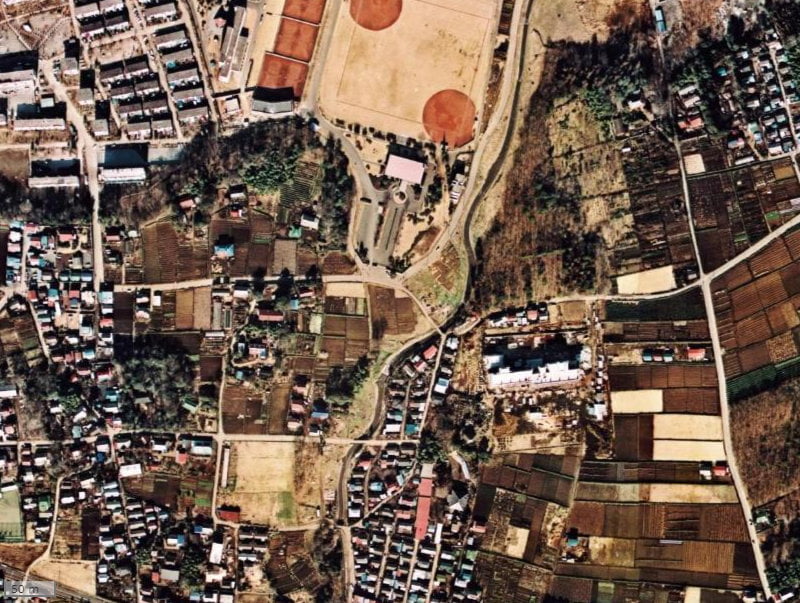 【1974~1978年度撮影】昔の第二コーポラフォーレの場所・周辺環境