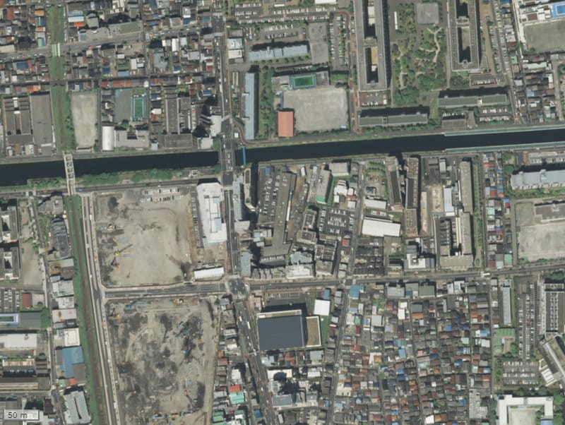 【2009年度撮影】昔のバウス西大島の場所・周辺環境